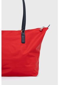TOMMY HILFIGER - Tommy Hilfiger torebka kolor czerwony. Kolor: czerwony. Rodzaj torebki: na ramię #4