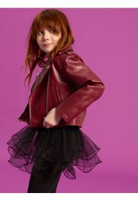 Sinsay - Bawełniane legginsy z tiulową spódniczką - czarny. Kolor: czarny. Materiał: bawełna, tiul #1