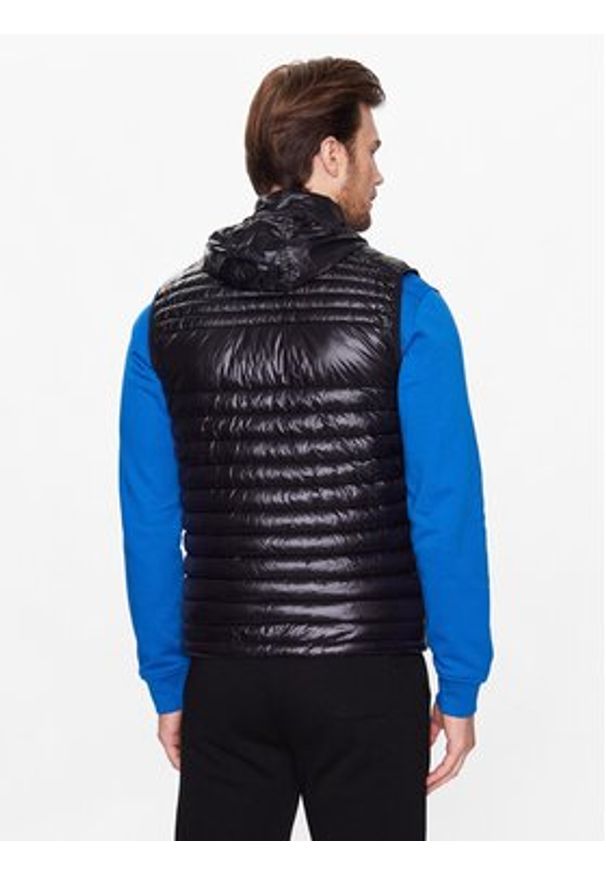 Karl Lagerfeld - KARL LAGERFELD Kamizelka 505087 531590 Czarny Regular Fit. Typ kołnierza: dekolt w karo. Kolor: czarny. Materiał: syntetyk
