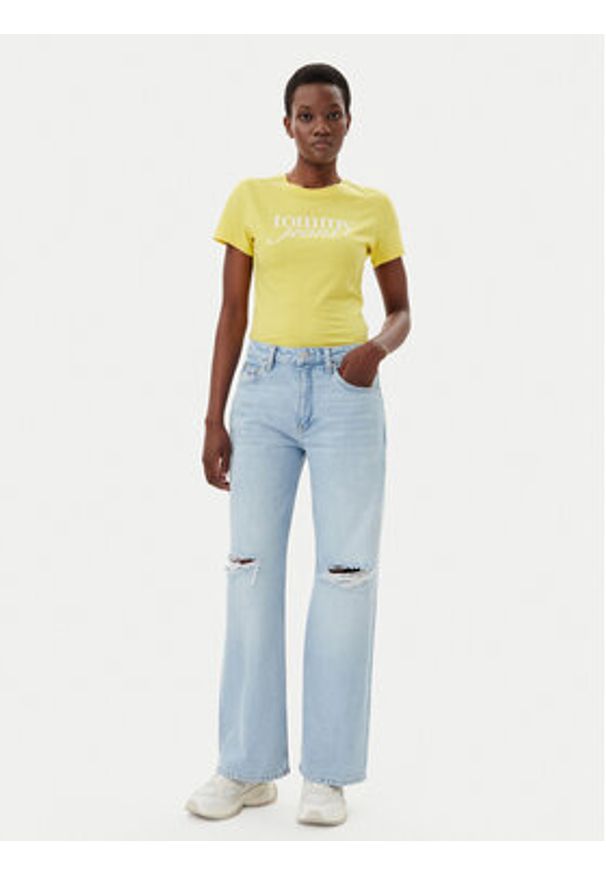 Tommy Jeans Jeansy Mia DW0DW21282 Niebieski Relaxed Fit. Kolor: niebieski