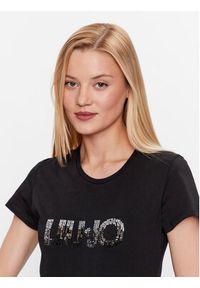 Liu Jo T-Shirt WF3085 J6308 Czarny Regular Fit. Kolor: czarny. Materiał: bawełna