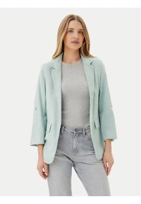 only - ONLY Marynarka Aris 15310839 Zielony Loose Fit. Kolor: zielony. Materiał: wiskoza