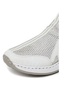 Rieker Sneakersy N5554-81 Biały. Kolor: biały. Materiał: materiał