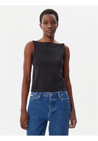 Calvin Klein Jeans Top Logo J20J225314 Czarny Regular Fit. Kolor: czarny. Materiał: syntetyk #1