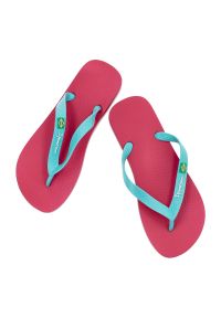 Różowe Japonki Ipanema Wodoodporne Obuwie Damskie. Okazja: na spacer, na co dzień, na plażę. Kolor: niebieski. Materiał: materiał. Sezon: lato. Styl: casual #3