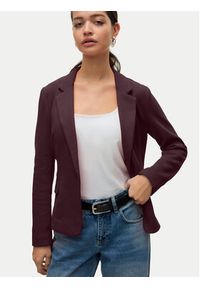 Vero Moda Marynarka Julia 10154123 Fioletowy Regular Fit. Kolor: fioletowy. Materiał: bawełna #3