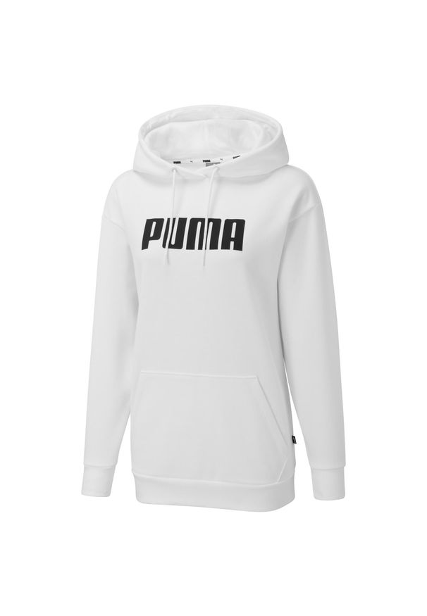 Bluza dresowa damska Puma ESS OVERSIZED. Kolor: biały. Materiał: dresówka