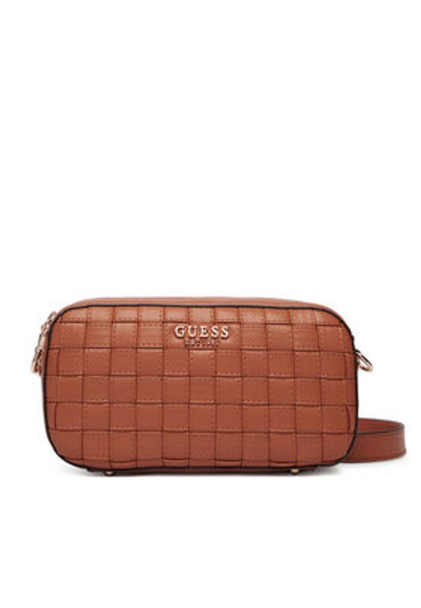 Guess Torebka Sandy HWWG84 18140 Brązowy. Kolor: brązowy. Materiał: skórzane