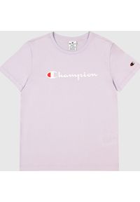 Koszulka sportowa damska Champion SS Tee. Kolor: wielokolorowy, fioletowy, różowy #1