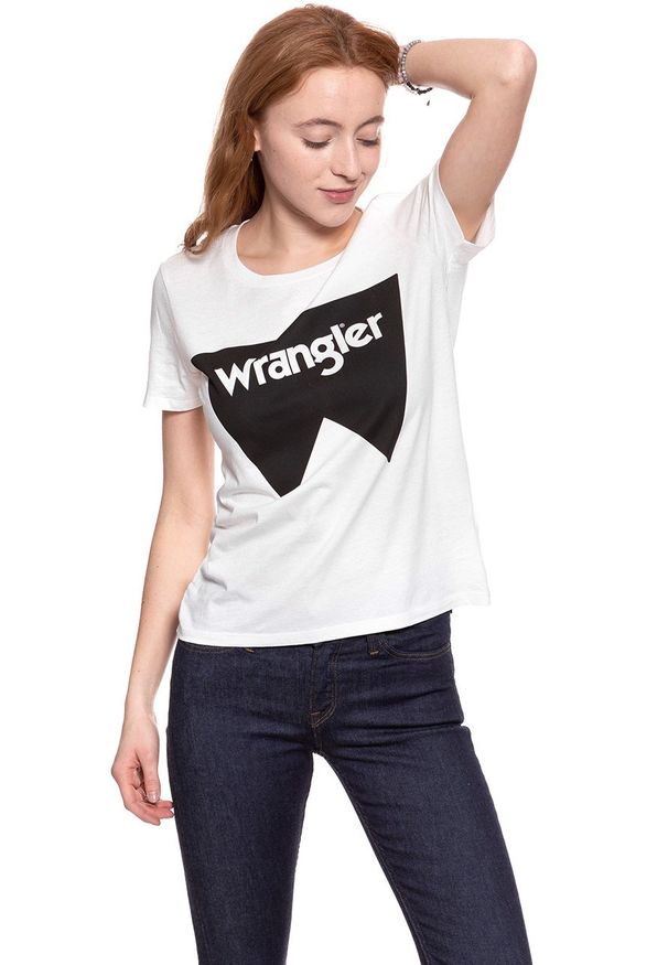 Wrangler - WRANGLER T SHIRT DAMSKI FESTIVAL TEE OFFWHITE W7016EV02 112130889