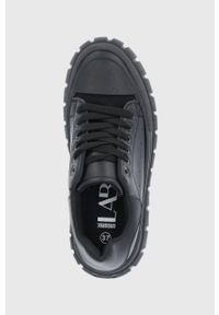 Answear Lab - Tenisówki. Nosek buta: okrągły. Zapięcie: sznurówki. Kolor: czarny. Materiał: guma. Obcas: na platformie. Styl: wakacyjny #2