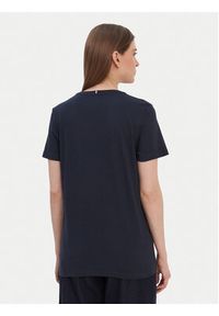 TOMMY HILFIGER - Tommy Hilfiger T-Shirt Heritage Graphic Tee WW0WW24967 Granatowy Regular Fit. Kolor: niebieski. Materiał: bawełna #3