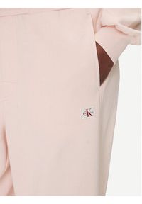 Calvin Klein Jeans Spodnie dresowe LV047C249G Różowy Regular Fit. Kolor: różowy. Materiał: bawełna #4