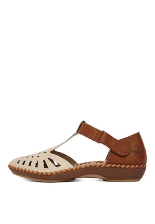 Rieker Sandały CEO-M1688-60 Brązowy. Kolor: brązowy. Materiał: skóra