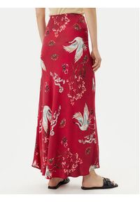 ViCOLO Spódnica maxi Gonna TD0472 Bordowy Slim Fit. Kolor: czerwony. Materiał: wiskoza #3