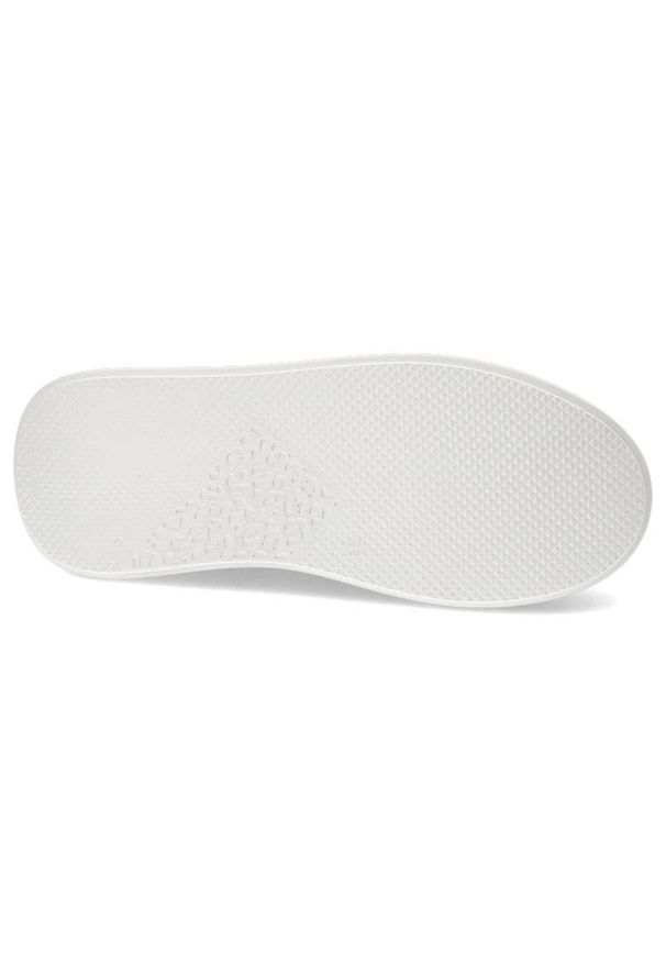 DAMISS - Białe Sneakersy Damiss Wygodne Skórzane Buty Damskie. Kolor: biały. Materiał: skóra. Szerokość cholewki: normalna