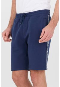 Guess - GUESS Granatowe męskie shorty Arlo, Rozmiar XXL. Kolor: niebieski