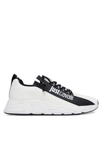 Just Cavalli Sneakersy 80QA3SA2 ZSE70 Biały. Kolor: biały. Materiał: materiał #1