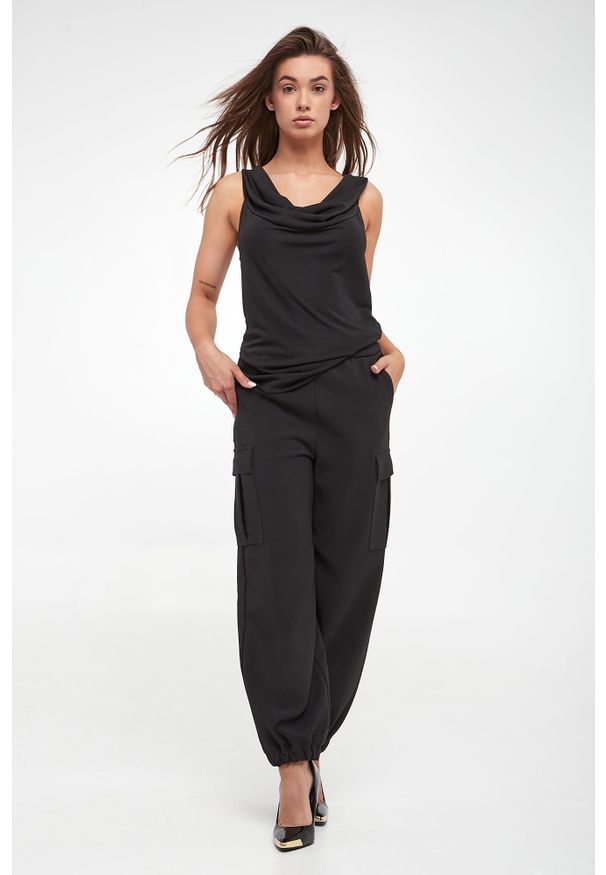 Twinset Milano - Top damski drapowany TWINSET