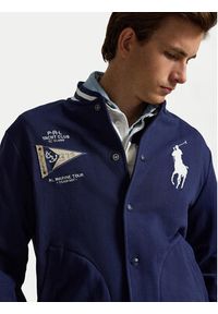 Polo Ralph Lauren Bluza 710B20012001 Granatowy Regular Fit. Typ kołnierza: polo. Kolor: niebieski. Materiał: bawełna #4