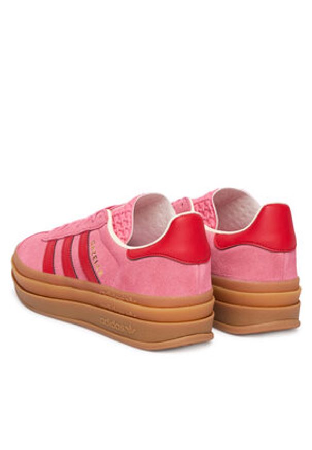 Adidas - adidas Sneakersy Gazelle Bold JQ7407 Różowy. Kolor: różowy. Materiał: skóra, zamsz. Model: Adidas Gazelle