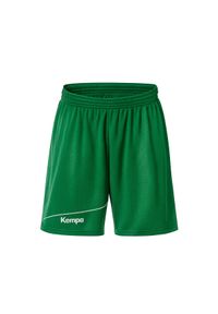 KEMPA - Spodenki dziecięce dwustronne Kempa Player. Kolor: zielony, biały, wielokolorowy. Styl: młodzieżowy, sportowy. Sport: koszykówka