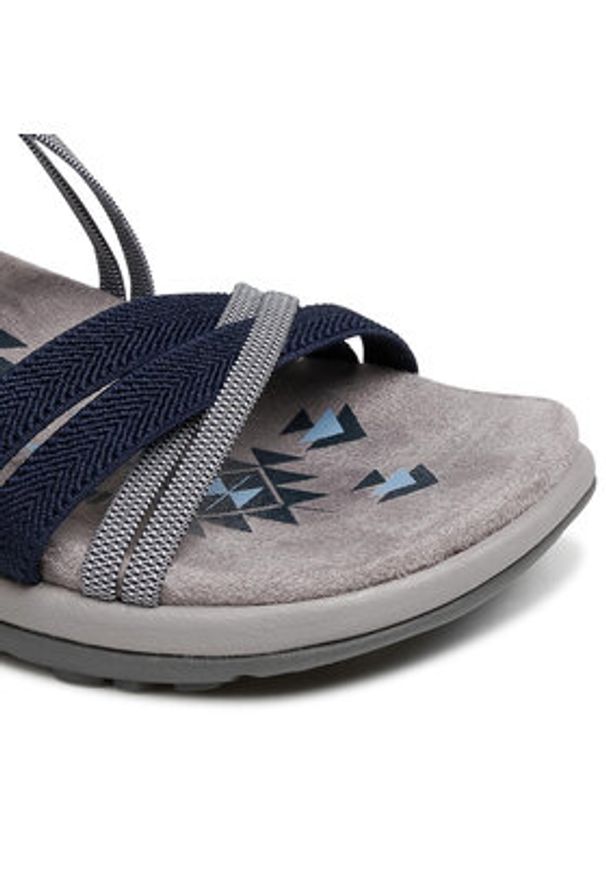 skechers - Skechers Sandały Takes Two 163112/NVY Granatowy. Kolor: niebieski. Materiał: skóra