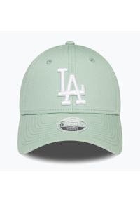 Czapka z daszkiem damska New Era League Essential 9Forty Los Angeles Dodgers. Kolor: zielony