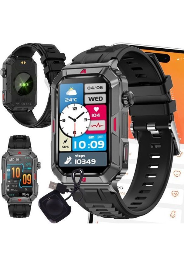 Smartwatch Active Band SMARTWATCH ZEGAREK SPORTOWY SMARTBAND AMOLED PULS OPASKA SPORTOWA DAMSKI PL CF26. Rodzaj zegarka: smartwatch. Styl: sportowy