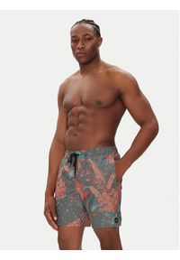 RVCA Szorty kąpielowe AVYBS00293 Zielony Regular Fit. Kolor: zielony. Materiał: syntetyk #4