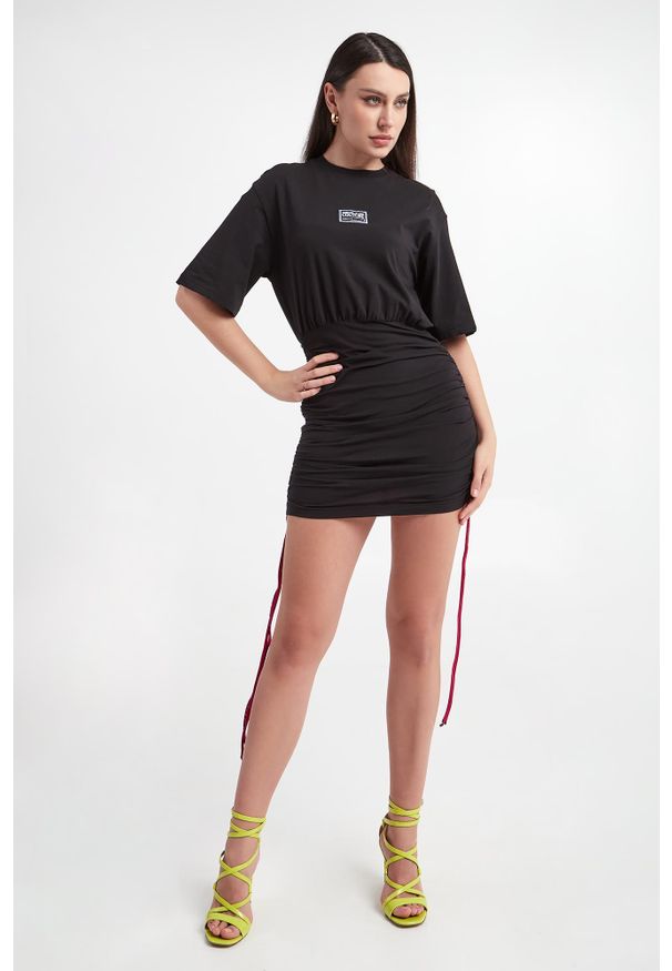 Versace Jeans Couture - Sukienka drapowana VERSACE JEANS COUTURE