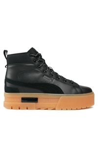 Puma Sneakersy Mayze Mid Gentle Wns 393085 01 Czarny. Kolor: czarny. Materiał: skóra