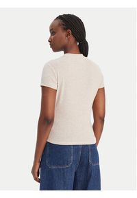 Guess T-Shirt W6RP99 KCNH2 Beżowy Regular Fit. Kolor: beżowy. Materiał: syntetyk #4