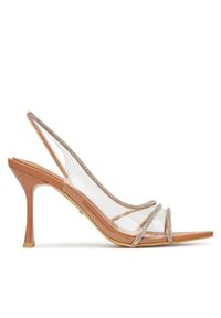 DeeZee Sandały F80493-1 Beżowy. Kolor: beżowy. Materiał: syntetyk, materiał
