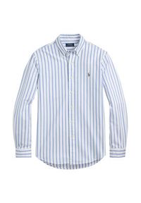 Polo Ralph Lauren Koszula 710906622001 Niebieski Custom Fit. Typ kołnierza: polo. Kolor: niebieski. Materiał: bawełna #3