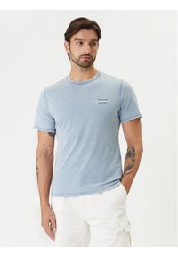 Guess Jeans T-Shirt M6GI55 KCTG1 Niebieski Slim Fit. Kolor: niebieski. Materiał: bawełna #1