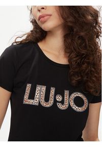 Liu Jo T-Shirt VA4105 JS003 Czarny Regular Fit. Kolor: czarny. Materiał: bawełna