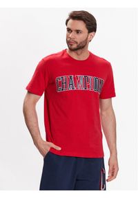 Champion T-Shirt Bookstore 218512 Czerwony Regular Fit. Kolor: czerwony. Materiał: bawełna