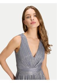 Swing Sukienka koktajlowa 5AK07900 Srebrny Regular Fit. Kolor: srebrny. Materiał: syntetyk. Styl: wizytowy #4