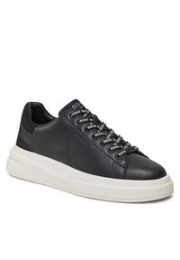 Guess Sneakersy Elba FMPVIB SUE12 Czarny. Kolor: czarny. Materiał: skóra #4