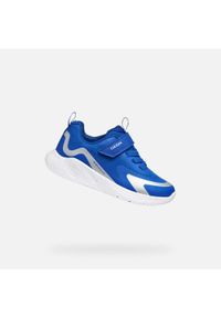 Geox - Buty GEOX J SPRINTYE BOY WR Niebieski. Okazja: na co dzień. Kolor: niebieski. Materiał: syntetyk, tkanina #1