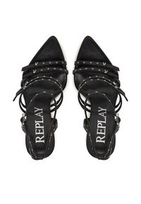 Replay - REPLAY Sandały GWH2S .000.C0004S Czarny. Kolor: czarny. Materiał: skóra #3