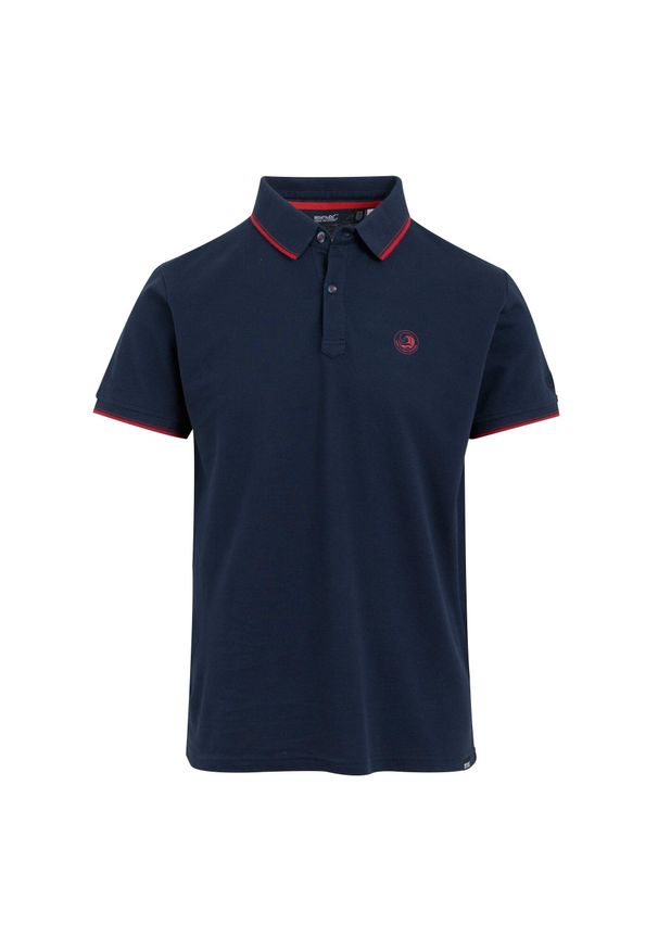 Polo Regatta Tadeo II. Typ kołnierza: polo. Kolor: niebieski