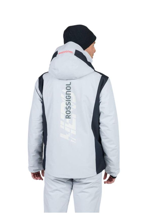 Kurtka Narciarska Rossignol męska Hero Velika JKT jasno-szara. Kolor: szary. Sezon: zima. Styl: wakacyjny