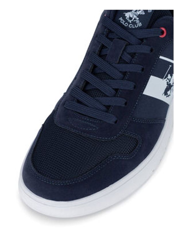 Beverly Hills Polo Club Sneakersy M-VS31981-01 Granatowy. Kolor: niebieski. Materiał: materiał