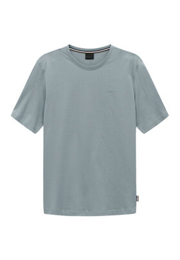 Bugatti T-Shirt 8350-15040E Zielony Regular Fit. Kolor: zielony. Materiał: bawełna