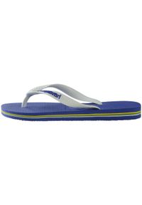 Klapki Havaianas Model 4110850 Kolor Niebieski. Okazja: na plażę. Kolor: niebieski. Materiał: syntetyk. Styl: sportowy #2