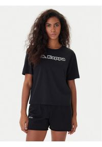 Kappa T-Shirt Frega 351M1KW Czarny Regular Fit. Kolor: czarny. Materiał: bawełna #1