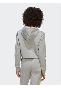 Adidas - adidas Bluza adicolor Essentials HJ7851 Szary Loose Fit. Kolor: szary. Materiał: bawełna