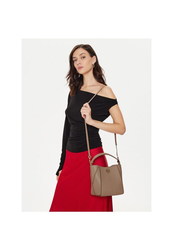 Torebka Tory Burch. Kolor: beżowy